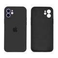 Capinha Celular iPhone 12 Silicone Aveludado com Proteção Câmera