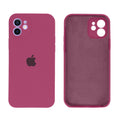 Capinha Celular iPhone 12 Silicone Aveludado com Proteção Câmera