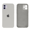 Capinha Celular iPhone 12 Silicone Aveludado com Proteção Câmera