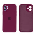 Capinha Celular iPhone 12 Silicone Aveludado com Proteção Câmera