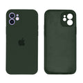 Capinha Celular iPhone 12 Silicone Aveludado com Proteção Câmera