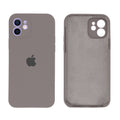 Capinha Celular iPhone 12 Silicone Aveludado com Proteção Câmera