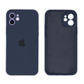 Capinha Celular iPhone 12 Silicone Aveludado com Proteção Câmera