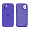 Capinha Celular iPhone 12 Silicone Aveludado com Proteção Câmera