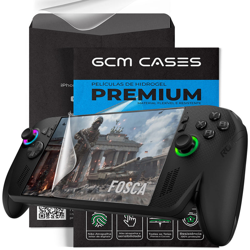Película Hidrogel ROG Xbox Ally Flexível Transparente ou Fosca Resistente TPU Premium