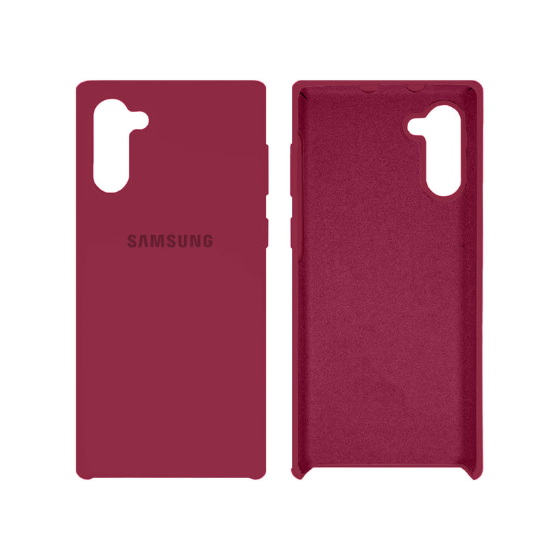 Capinha Celular Galaxy Note 10 Silicone Cover Aveludado