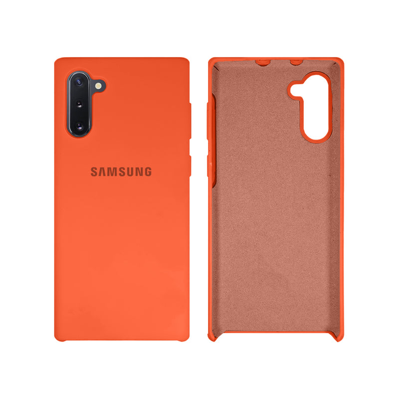 Capinha Celular Galaxy Note 10 Silicone Cover Aveludado
