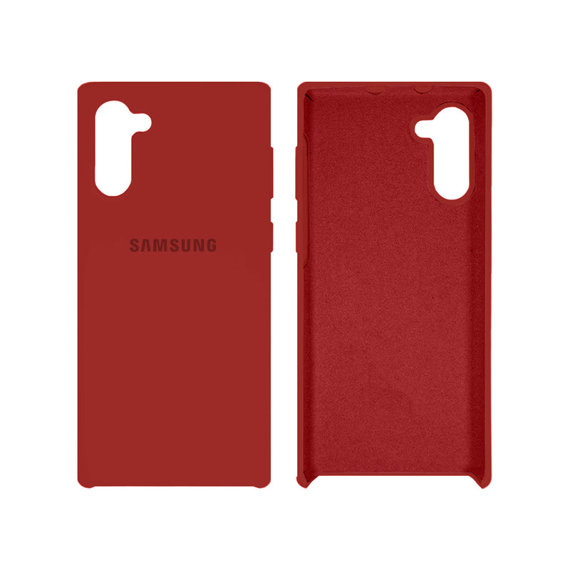 Capinha Celular Galaxy Note 10 Silicone Cover Aveludado
