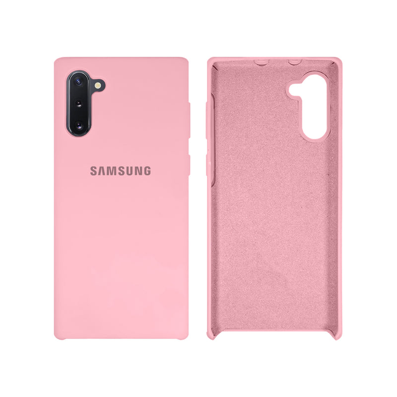 Capinha Celular Galaxy Note 10 Silicone Cover Aveludado