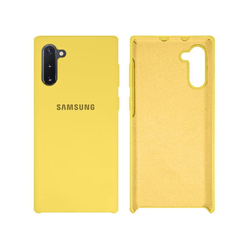 Capinha Celular Galaxy Note 10 Silicone Cover Aveludado