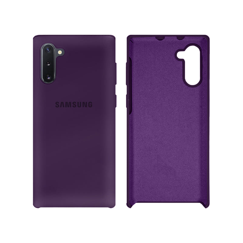 Capinha Celular Galaxy Note 10 Silicone Cover Aveludado