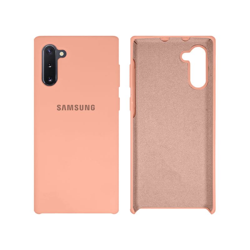Capinha Celular Galaxy Note 10 Silicone Cover Aveludado