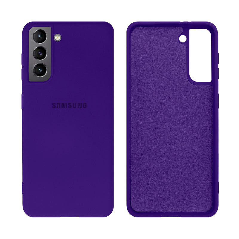 Capinha Celular Galaxy S21 Silicone Cover Aveludado