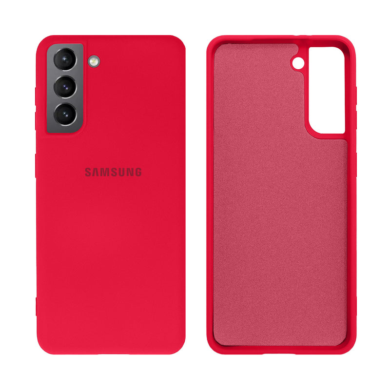 Capinha Celular Galaxy S21 Silicone Cover Aveludado