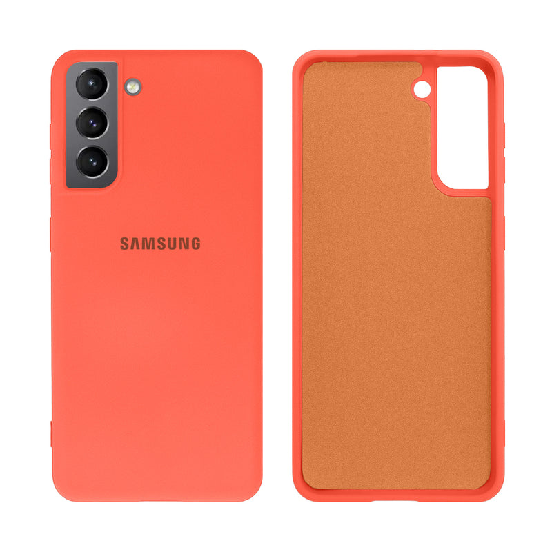 Capinha Celular Galaxy S21 Silicone Cover Aveludado
