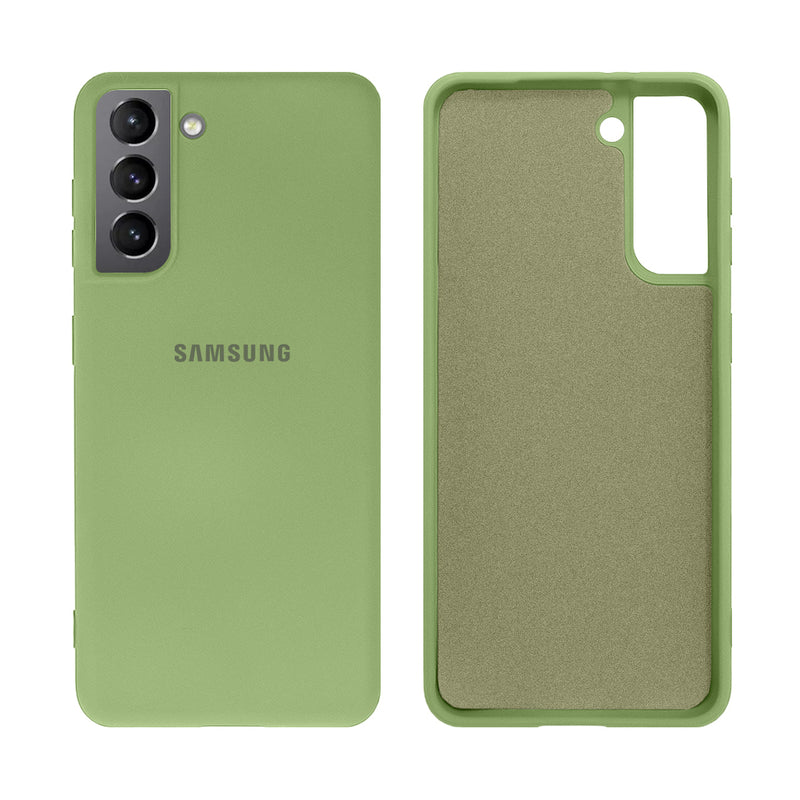 Capinha Celular Galaxy S21 Silicone Cover Aveludado