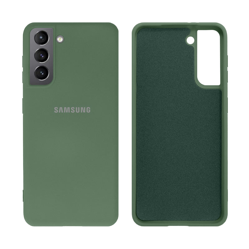 Capinha Celular Galaxy S21 Silicone Cover Aveludado