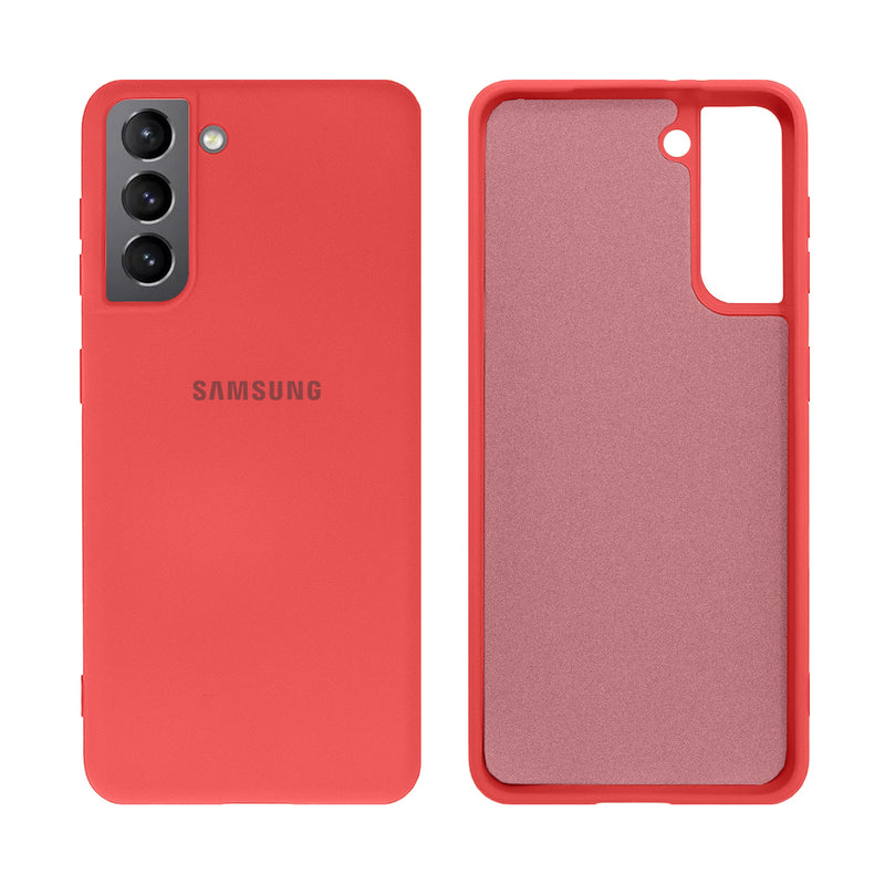 Capinha Celular Galaxy S21 Silicone Cover Aveludado