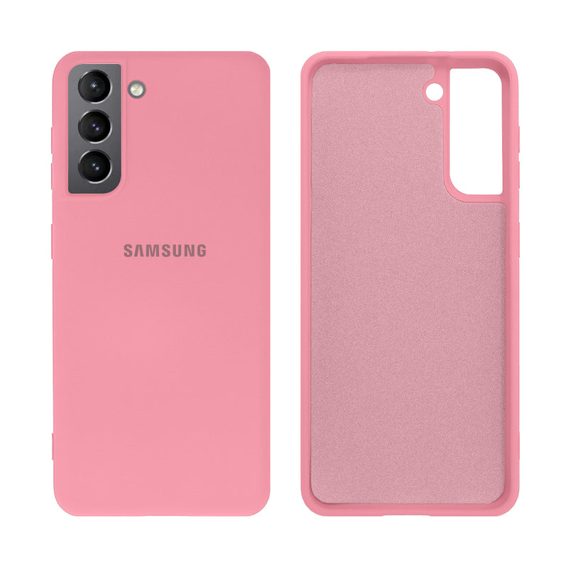 Capinha Celular Galaxy S21 Silicone Cover Aveludado