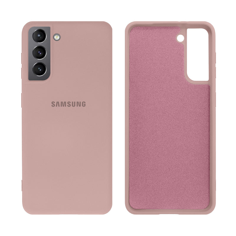 Capinha Celular Galaxy S21 Silicone Cover Aveludado