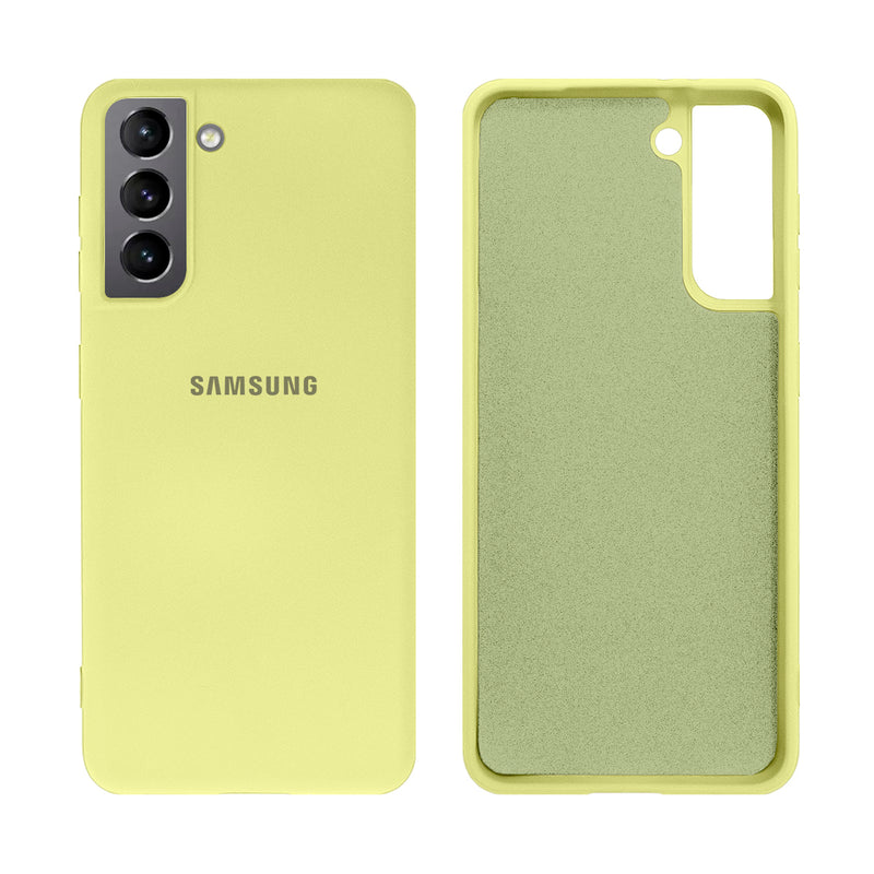 Capinha Celular Galaxy S21 Silicone Cover Aveludado