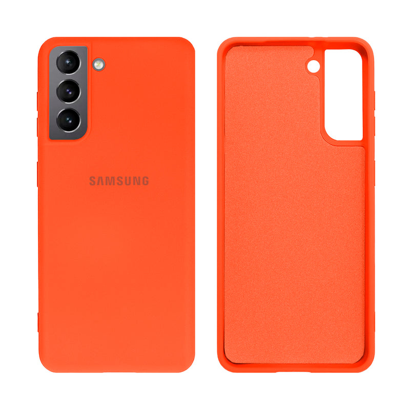 Capinha Celular Galaxy S21 Silicone Cover Aveludado