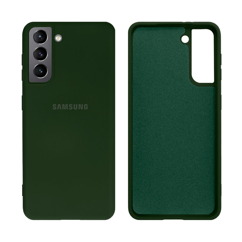 Capinha Celular Galaxy S21 Silicone Cover Aveludado