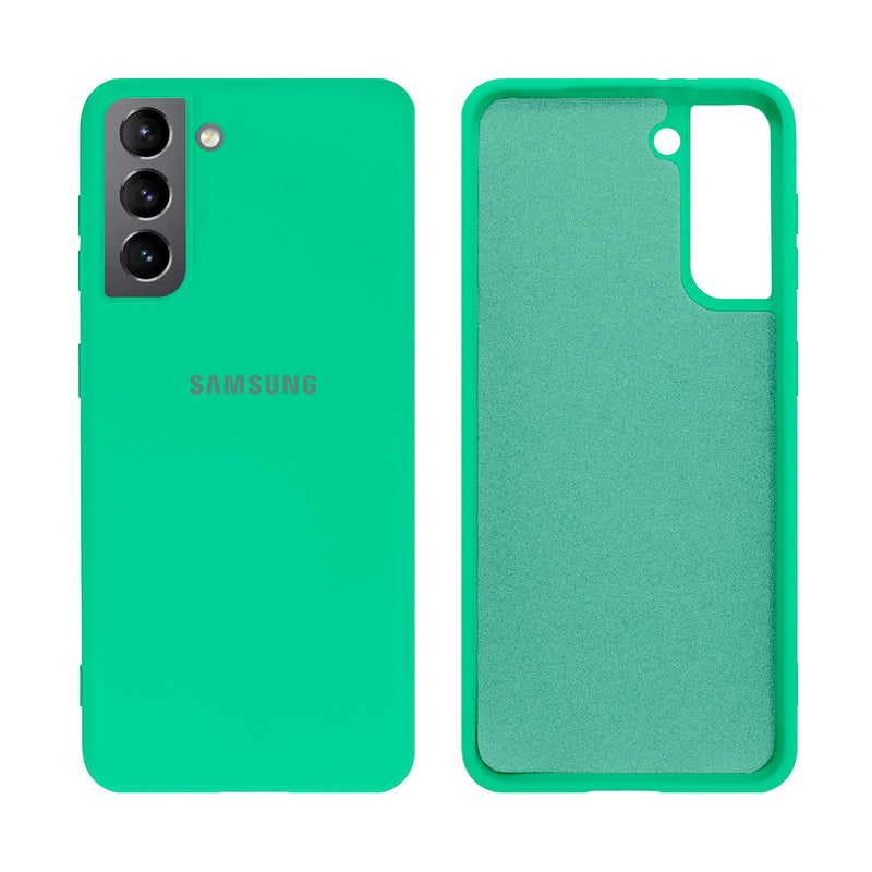 Capinha Celular Galaxy S21 Silicone Cover Aveludado