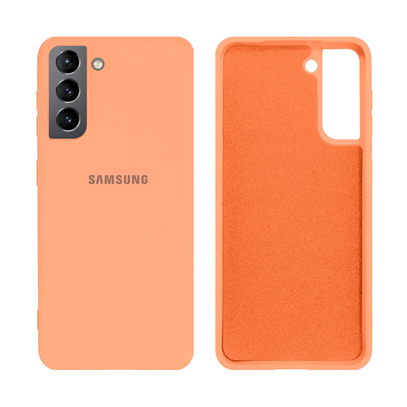 Capinha Celular Galaxy S21 Silicone Cover Aveludado