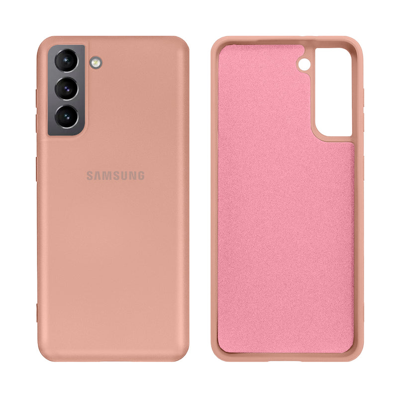 Capinha Celular Galaxy S21 Silicone Cover Aveludado