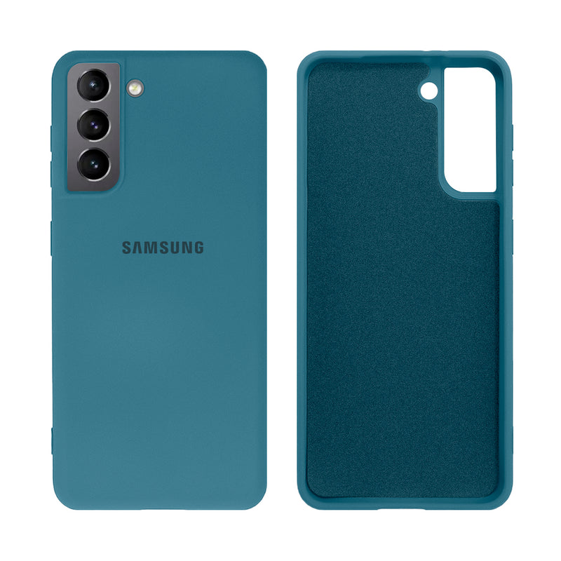 Capinha Celular Galaxy S21 Silicone Cover Aveludado