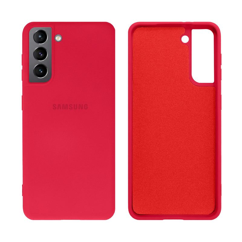 Capinha Celular Galaxy S21 Silicone Cover Aveludado