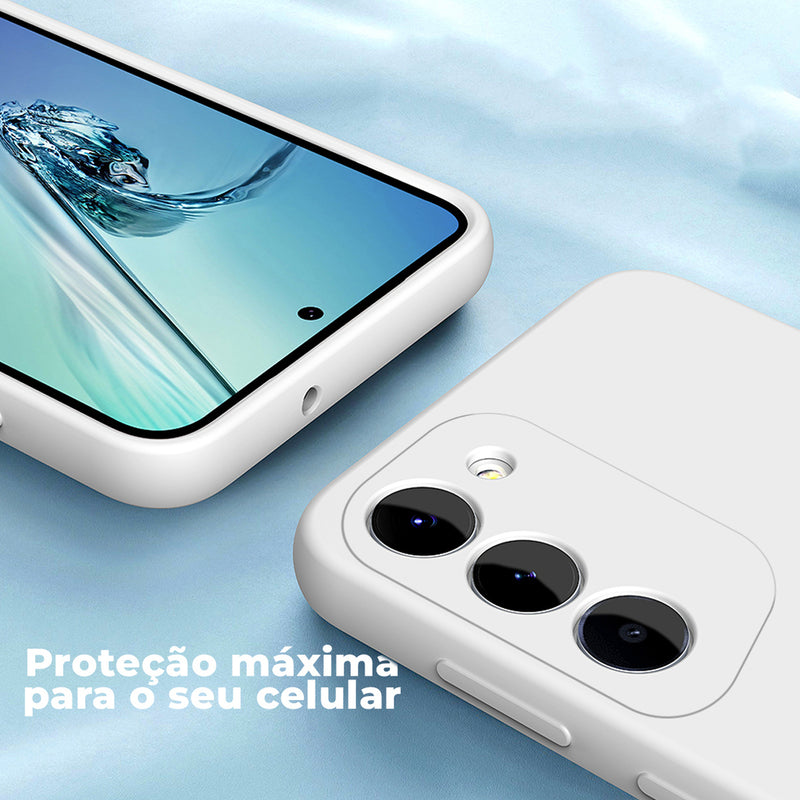 Capinha Celular Galaxy S23 com Proteção de Câmera