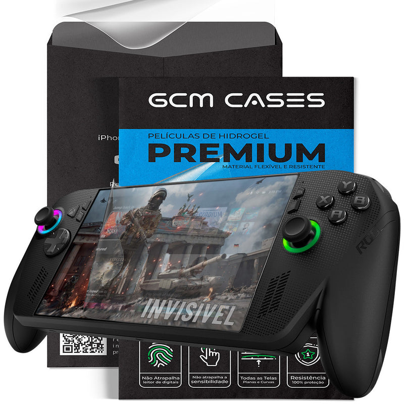 Película Hidrogel ROG Xbox Ally Flexível Transparente ou Fosca Resistente TPU Premium