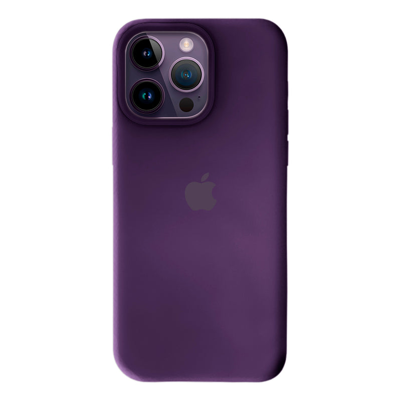 Capinha Silicone Aveludado para iPhone 14 Pro