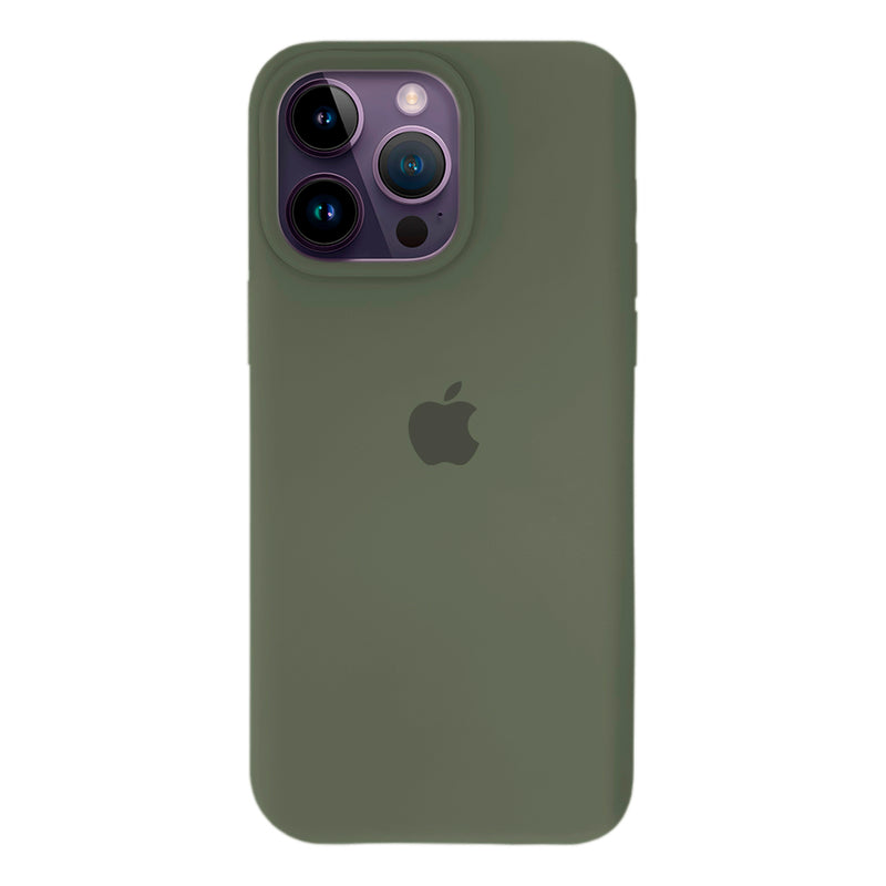Capinha Silicone Aveludado para iPhone 14 Pro