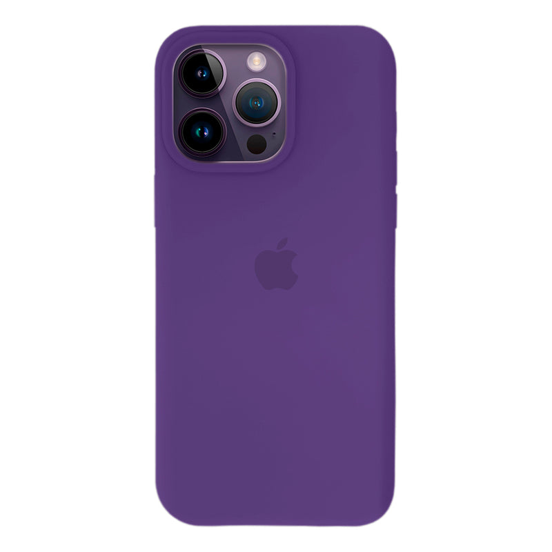 Capinha Silicone Aveludado para iPhone 14 Pro