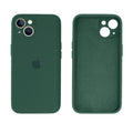 Capinha Celular iPhone 14 Silicone Aveludado com Proteção Câmera