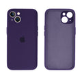 Capinha Celular iPhone 14 Silicone Aveludado com Proteção Câmera