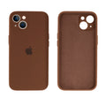 Capinha Celular iPhone 14 Silicone Aveludado com Proteção Câmera