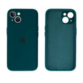 Capinha Celular iPhone 14 Silicone Aveludado com Proteção Câmera