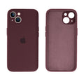 Capinha Celular iPhone 14 Silicone Aveludado com Proteção Câmera
