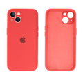 Capinha Celular iPhone 14 Silicone Aveludado com Proteção Câmera