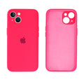 Capinha Celular iPhone 14 Silicone Aveludado com Proteção Câmera