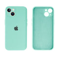 Capinha Celular iPhone 14 Silicone Aveludado com Proteção Câmera