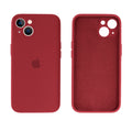 Capinha Celular iPhone 14 Silicone Aveludado com Proteção Câmera