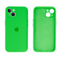 Capinha Celular iPhone 14 Silicone Aveludado com Proteção Câmera