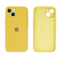 Capinha Celular iPhone 14 Silicone Aveludado com Proteção Câmera