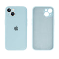Capinha Celular iPhone 14 Silicone Aveludado com Proteção Câmera