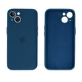 Capinha Celular iPhone 14 Silicone Aveludado com Proteção Câmera